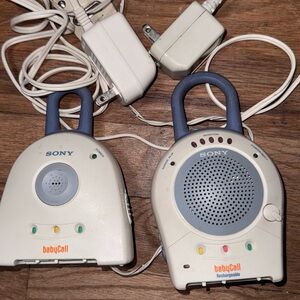 Sony BabyCall Monitors with Blue and White Design set